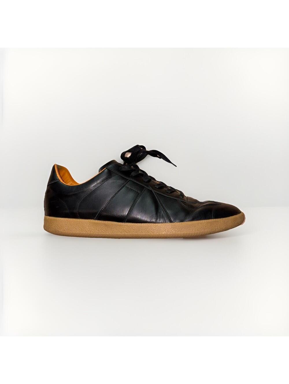 Beckett Simonon Morgen Black Leather Trainers Men’s Size 12 Casual Shoes